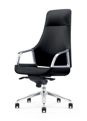VIG Furniture Modrest Merlo - Modern Black High Back Executive Office Chair VGFUA1902-BLK-OC