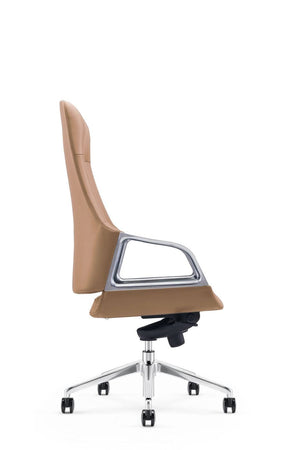 VIG Furniture Modrest Merlo - Modern Brown High Back Executive Office Chair VGFUA1902-BRN-OC