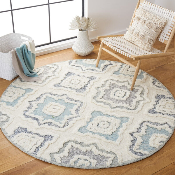 Safavieh Metro Hand Tufted Wool and Cotton with Latex Rug MET111A-8