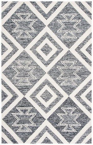 Safavieh Metro 254 Hand Tufted Wool and Cotton with Latex Bohemian Rug MET254A-8