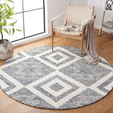 Safavieh Metro 254 Hand Tufted Wool and Cotton with Latex Bohemian Rug MET254A-8