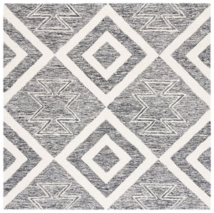 Safavieh Metro 254 Hand Tufted Wool and Cotton with Latex Bohemian Rug MET254A-8