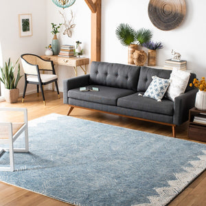 Safavieh Metro 401 Handtufted 100% Wool Rug Blue / Ivory MET401M-3