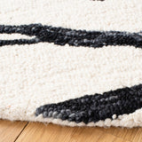 Safavieh Metro 402 Handtufted 100% Wool Rug Black / Ivory MET403Z-3