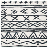 Safavieh Metro 402 Handtufted 100% Wool Rug Black / Ivory MET403Z-3