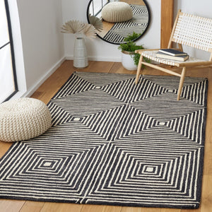 Safavieh Metro 454 Hand Tufted Wool and Cotton with Latex Contemporary Rug MET454Z-8