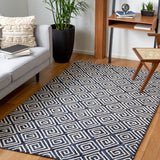 Safavieh Metro 455 Hand Tufted Wool and Cotton with Latex Contemporary Rug MET455N-8