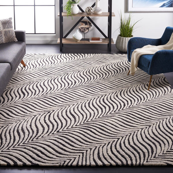 Safavieh Metro 456 Hand Tufted Wool and Cotton with Latex Contemporary Rug MET456Z-8