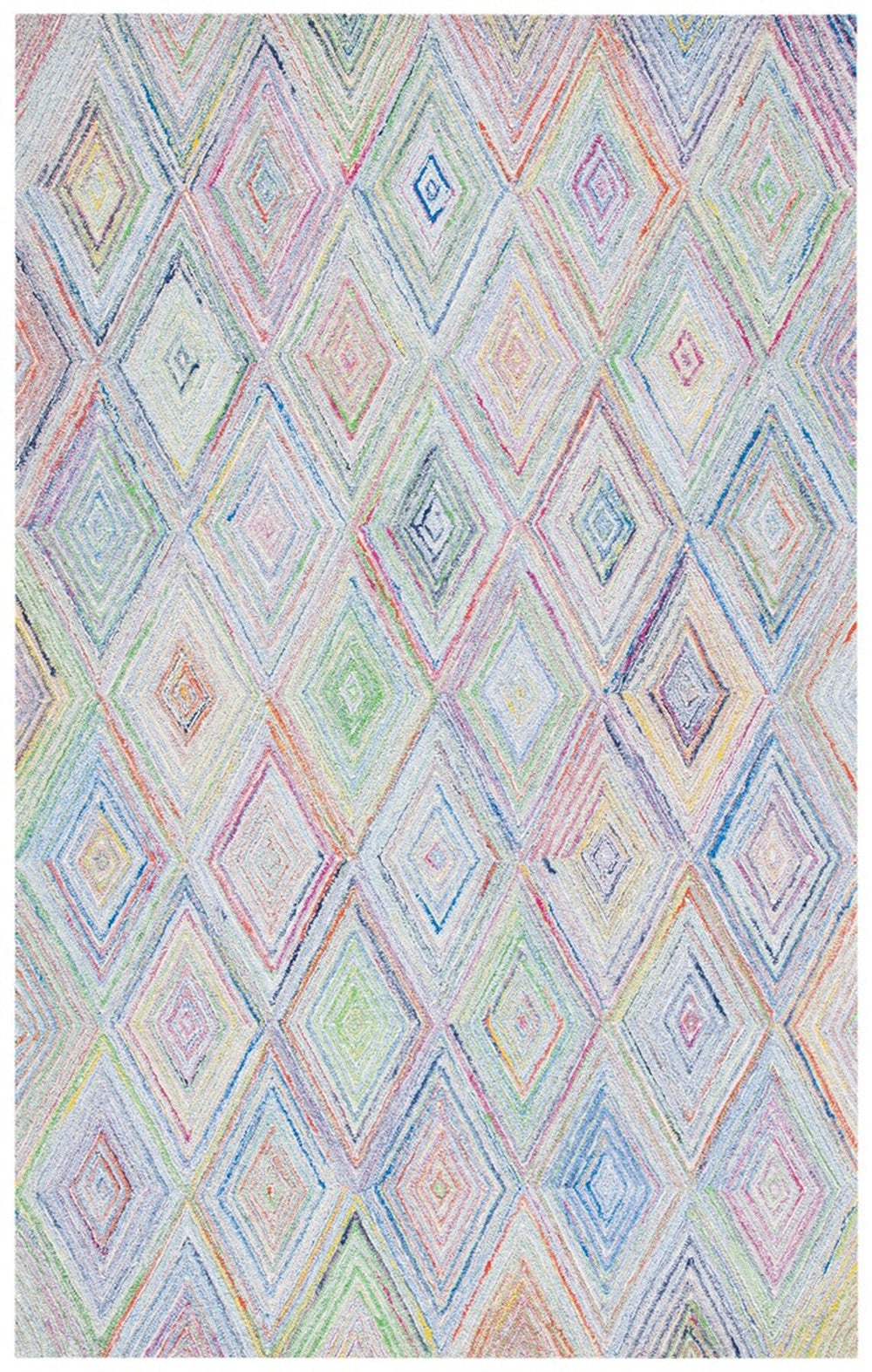 Safavieh Metro 552 Hand Tufted 75% Polyester/20% Cotton/and 5% Wool Rug MET552M-8