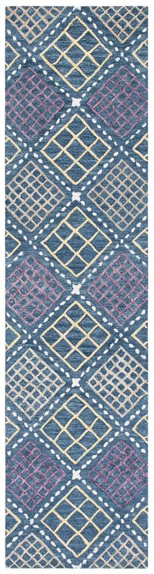 Safavieh Metro 703 Hand Tufted Wool and Cotton with Latex Contemporary Rug MET703M-8