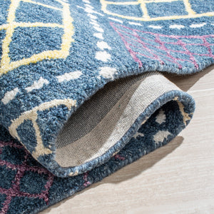 Safavieh Metro 703 Hand Tufted Wool and Cotton with Latex Contemporary Rug MET703M-8