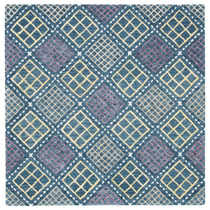 Safavieh Metro 703 Hand Tufted Wool and Cotton with Latex Contemporary Rug MET703M-8