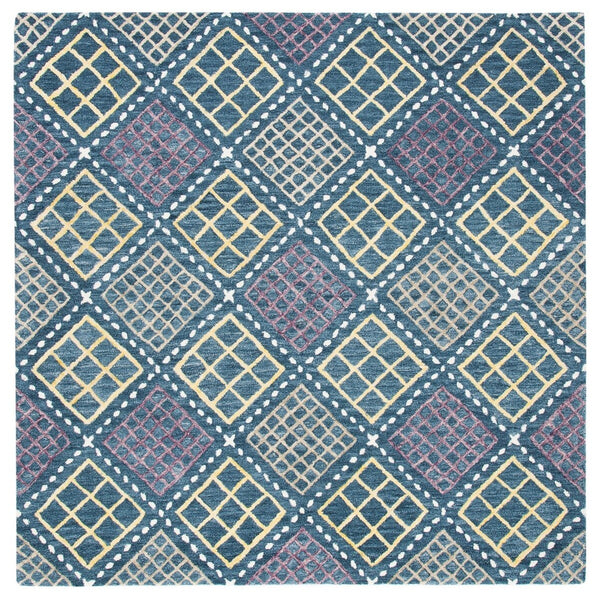 Safavieh Metro 703 Hand Tufted Wool and Cotton with Latex Contemporary Rug MET703M-8