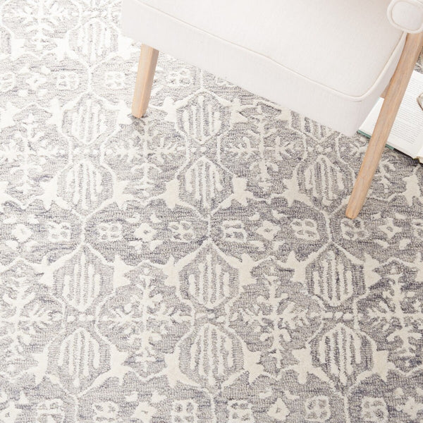 Metro Hand Tufted 100% Wool Pile Rug - Luxurious 7mm Loop & 10mm Cut for Ultimate Comfort and Style