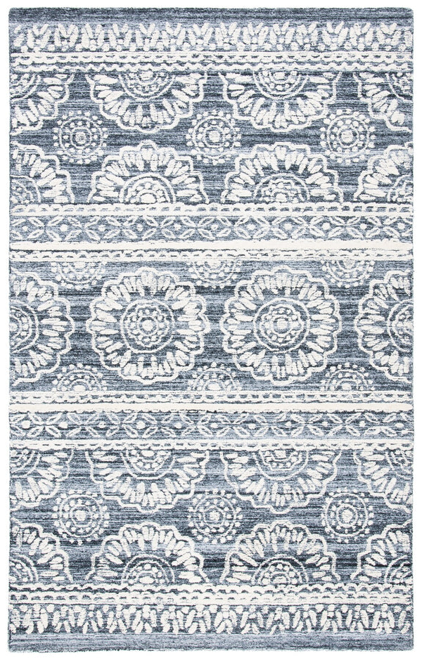 Metro Hand Tufted Area Rug – Luxurious Blend of 50% Wool & Polypropylene, Elegant Home Décor Piece