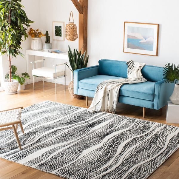 Safavieh Metro 995 Hand Tufted Indian Wool and Cotton with Latex Rug MET995B-9