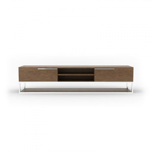 VIG Furniture Modrest Heloise - Modern Walnut and Stainless Steel TV Stand VGBB-MK1502-TV VGBB-MK1502-TV