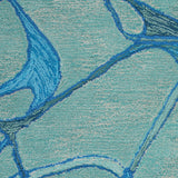 Nourison Symmetry SMM05 Eclectic Handmade Tufted Indoor Area Rug Aqua Blue 8'6" x 11'6" 99446495846