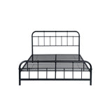 Berthoud Queen-Size Iron Bed Frame, Minimal, Industrial, Flat Black Noble House
