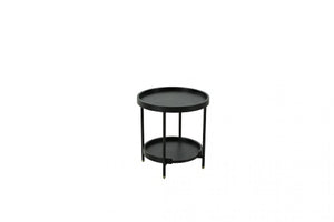 VIG Furniture Modrest Mitchell -  Black Iron Round End Table VGOD-LZ-267E-BLK VGOD-LZ-267E-BLK