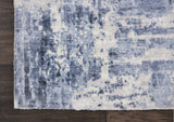 Nourison kathy ireland Home Safari Dreams KI372 Painterly Handmade Loomed Indoor Area Rug Blue 5'3" x 7'5" 99446136015