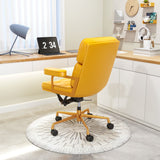 Zuo Modern Smiths 100% Polyurethane, Plywood, Steel, Aluminum Alloy Modern Commercial Grade Office Chair Yellow 100% Polyurethane, Plywood, Steel, Aluminum Alloy