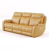 Showstopper 736-61P NL Transitional Leather Zero Gravity Power Headrest Reclining Sofa [Made to Order - 2 Week Build Time]