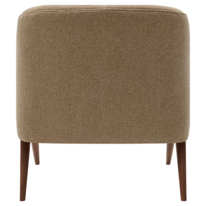 Florence Fabric Accent Chair Havana Cream
