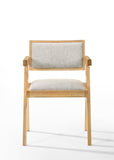 VIG Furniture Modrest Fern - Modern Natural and Beige Dining Chair Set of 2 VGMA-MI-1116-NB