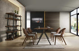 VIG Furniture Modrest Runyon Modern Walnut & Black Dining Table VGMAMIT-5223