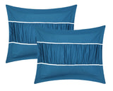 Cheryl Teal Queen 10pc Comforter Set