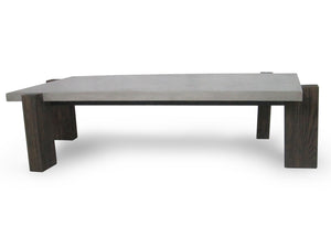 VIG Furniture Modrest Milton - Dark Grey & Walnut Coffee Table VGGR639084-WAL-CT