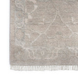 Nourison Elan ELN05 Vintage Handmade Knotted Indoor only Area Rug Grey 7'9" x 9'9" 99446378002