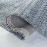 Mirage 176 Contemporary Hand Loom 75% Viscose, 5% Wool, 20% Cotton Rug Grey