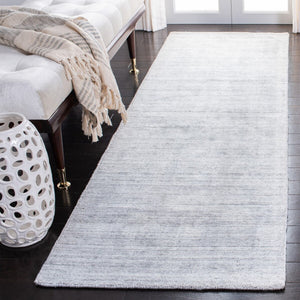 Mirage 176 Contemporary Hand Loom 75% Viscose, 5% Wool, 20% Cotton Rug Light Grey