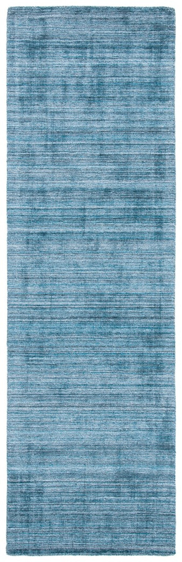 Mirage 176 Contemporary Hand Loom 75% Viscose, 5% Wool, 20% Cotton Rug Teal / Blue