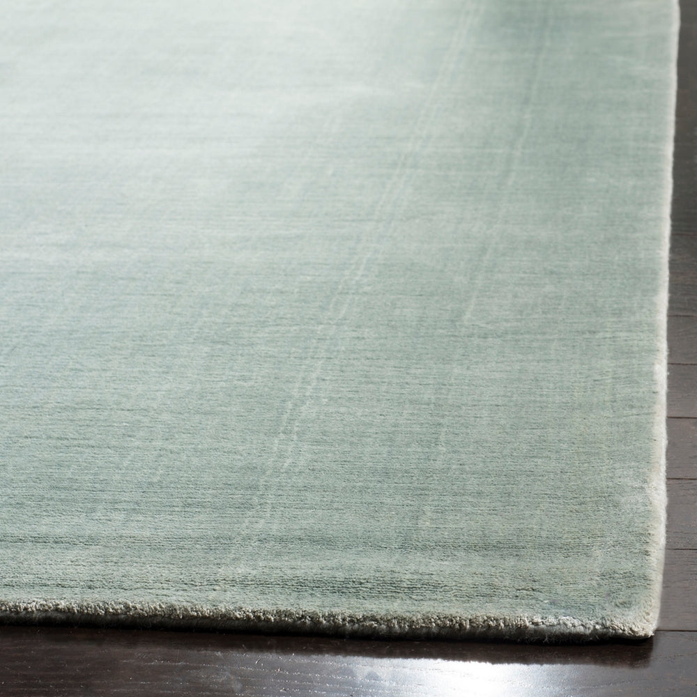 Mirage 344  Hand Loomed Viscose Pile Rug Villa Blue