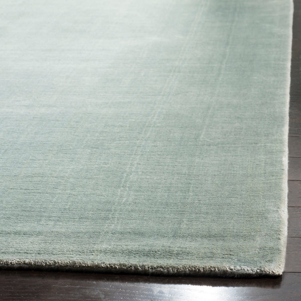 Mirage 344  Hand Loomed Viscose Pile Rug Villa Blue