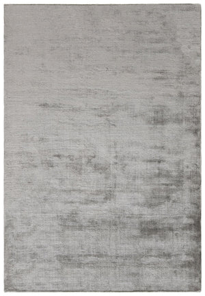 Mirage 344  Hand Loomed Viscose Pile Rug Steel