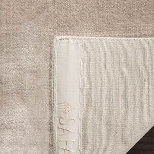 Mirage 344  Hand Loomed Viscose Pile Rug Silver