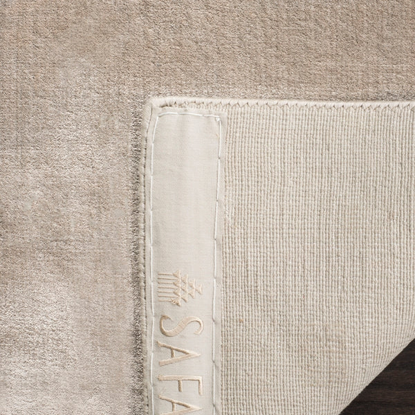 Mirage 344  Hand Loomed Viscose Pile Rug Silver