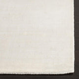 Mirage 344  Hand Loomed Viscose Pile Rug White