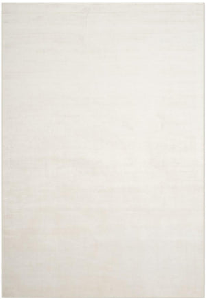 Mirage 344  Hand Loomed Viscose Pile Rug White