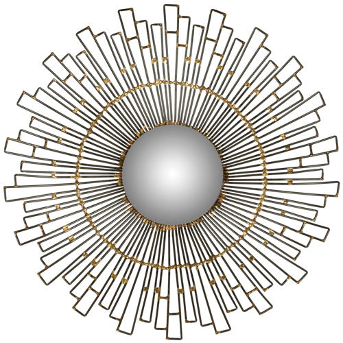 Safavieh Starlight Mirror 6 x 6 Natural Iron Aluminum MIR4020A 683726528944