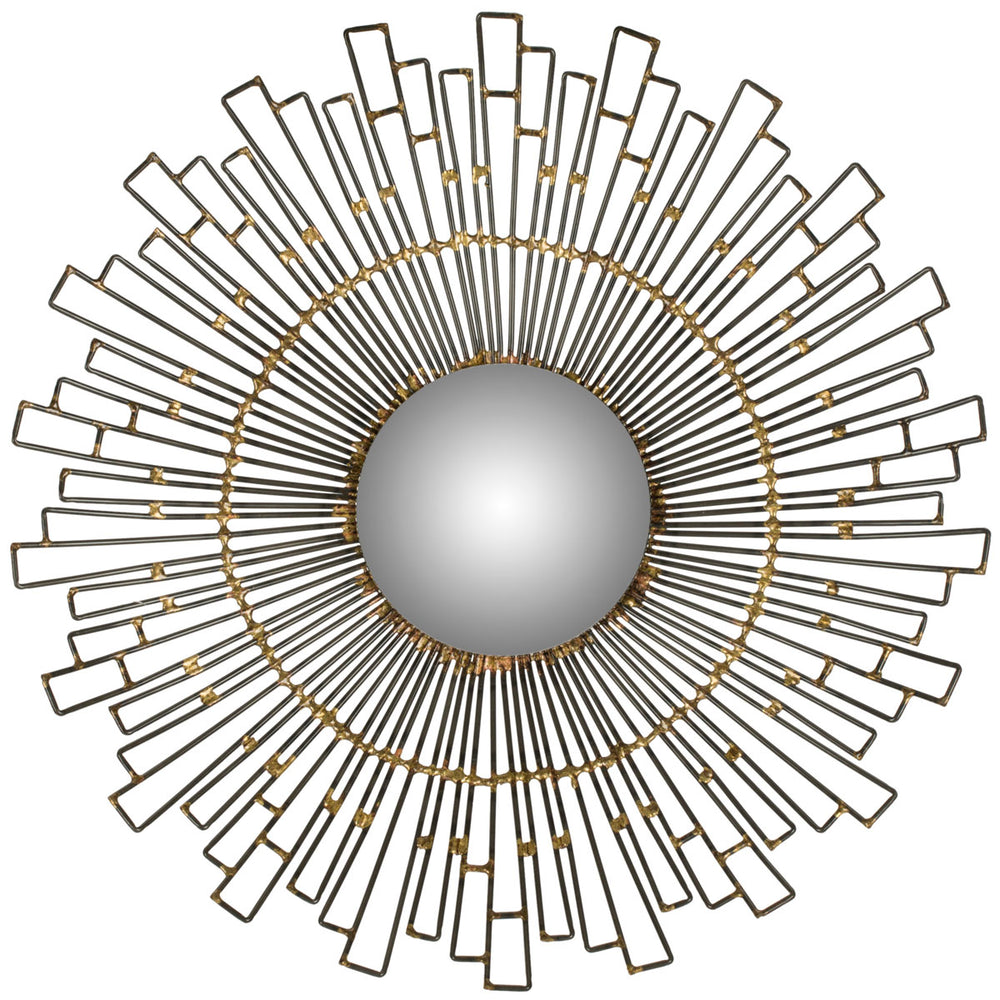 Safavieh Starlight Mirror 6 x 6 Natural Iron Aluminum MIR4020A 683726528944