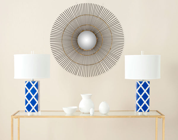 Safavieh Orbit The Sun Mirror 4.5 x 4.5 Natural Iron Aluminum MIR4021A 683726528951