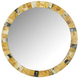 Safavieh Lydia Artisan Mirror 25 x 25 Multi Resin Glass Wood MIR4051A 683726790013