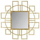 Safavieh Matrix Mirror Gold Iron Glass MDF MIR4084A 889048112063