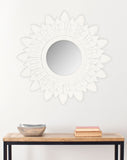 Safavieh Sun Mirror King 12 x 12 White MDF MIR5003D 683726659679