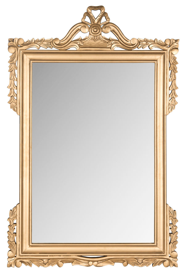 Pedimint Mirror – Elegant Decorative Wall Mirror with Curved Design for Traditional Home Décor
